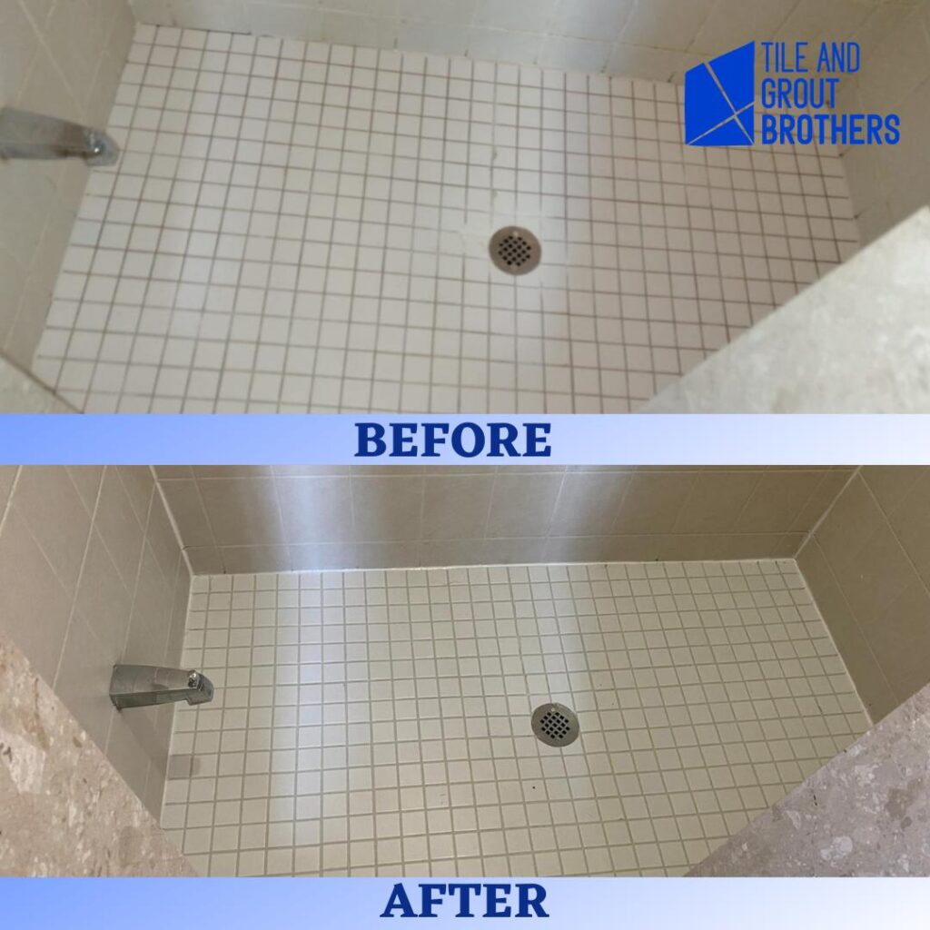 Shower restoration Tile And Grout Brothers