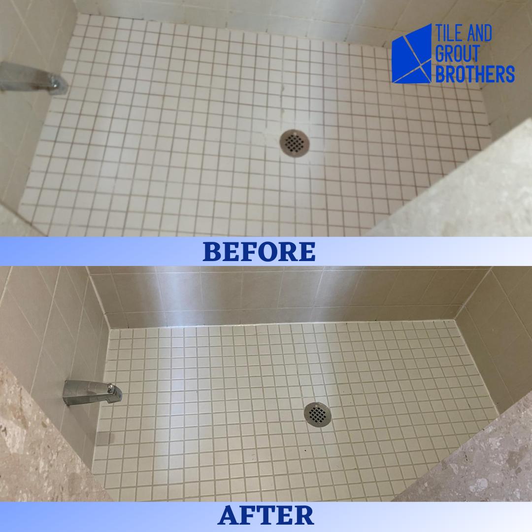 Shower restoration Tile And Grout Brothers